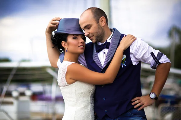 Original stylish wedding — Stock Photo, Image