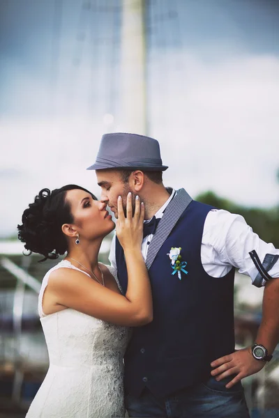 Bröllop, ömhet, stil — Stockfoto