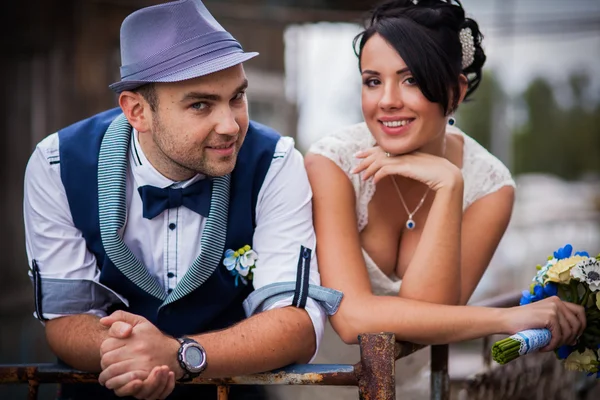 Original stylish wedding — Stock Photo, Image