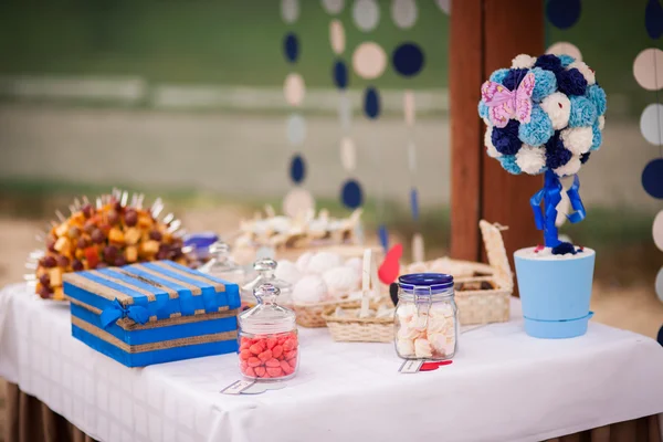 Wedding candy bar — Stock Photo, Image