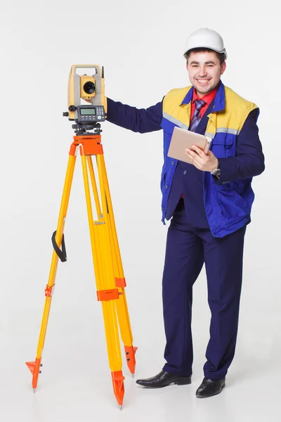 Surveyor isolated — Stock Photo, Image