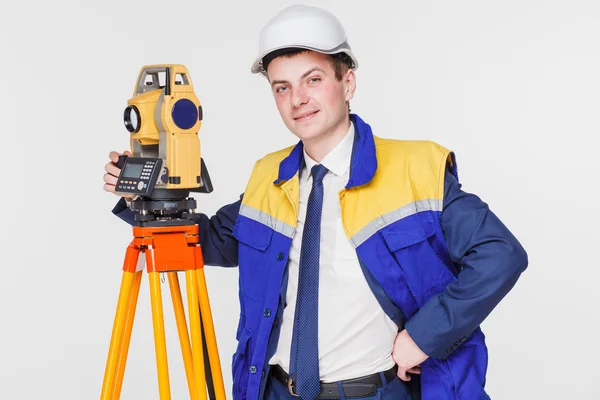 Ingeniero topógrafo — Foto de Stock