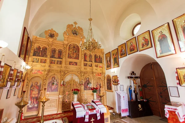 El iconostasio de la Iglesia Ortodoxa Ucrania —  Fotos de Stock