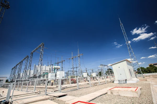 Produzione di sottostazione elettrica — Foto Stock