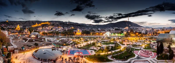 Natt tbilisi — Stockfoto