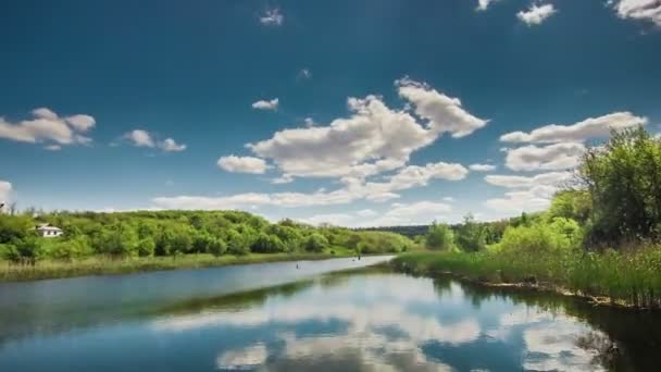 Timelapse lago — Vídeo de stock