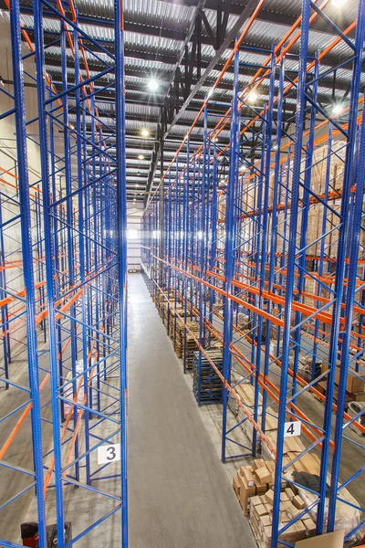 Warehouse shelves — Stock Photo, Image