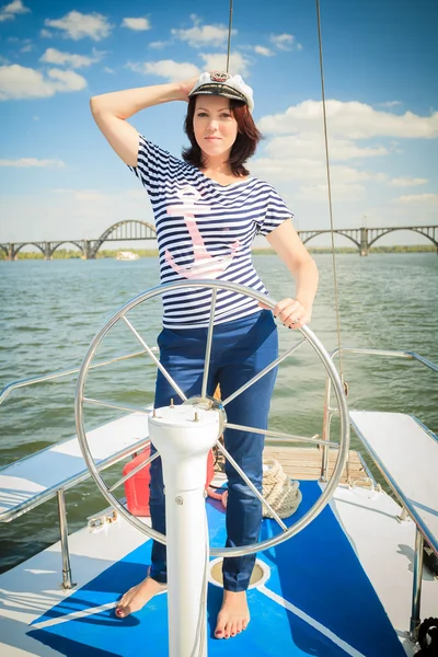 Equipo de marineros mujer —  Fotos de Stock