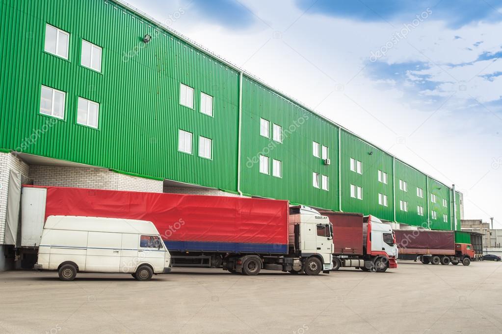 loading vehicles, warehouses