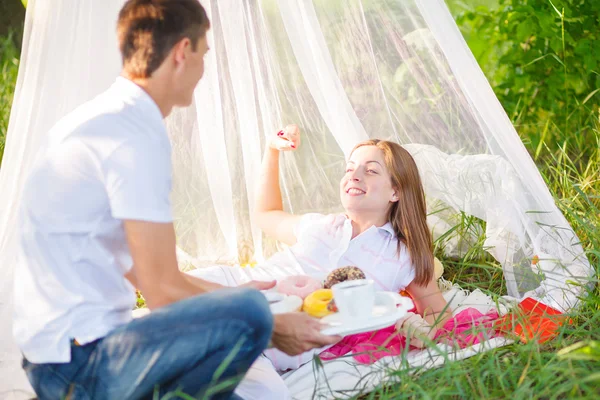 Sweets pregnant morning — Stock Photo, Image