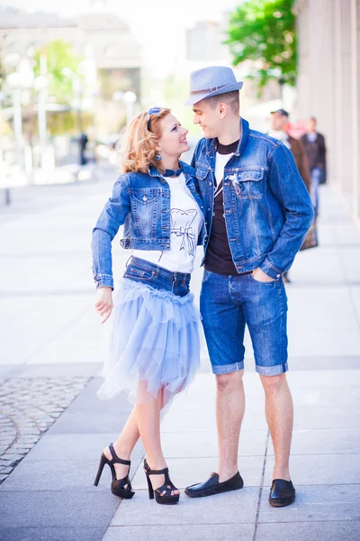 Denim accessoires — Stockfoto