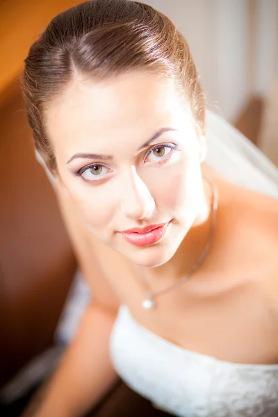 Close-up portraits of the bride — Stock Photo, Image