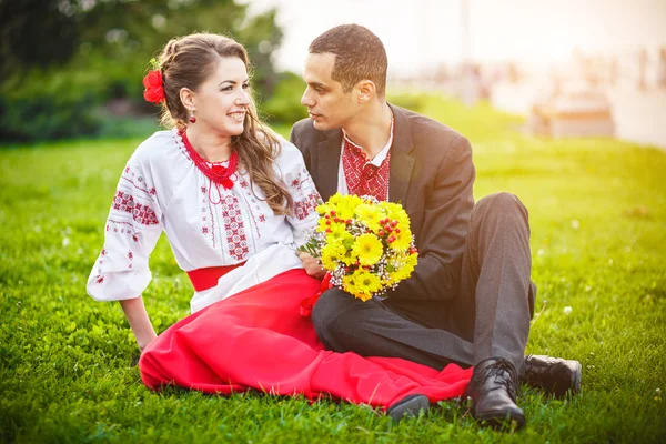 Nationella bröllop, Ukraina — Stockfoto