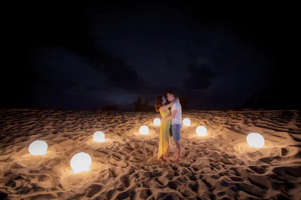 Fecha, playa, vela — Foto de Stock