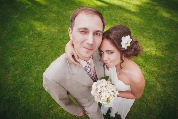 Casal engraçado — Fotografia de Stock