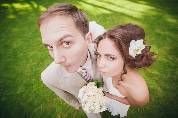 Casal engraçado — Fotografia de Stock