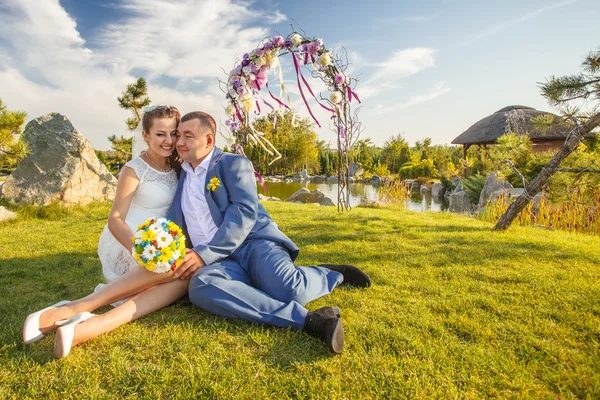 Cerimónia de casamento closeup — Fotografia de Stock