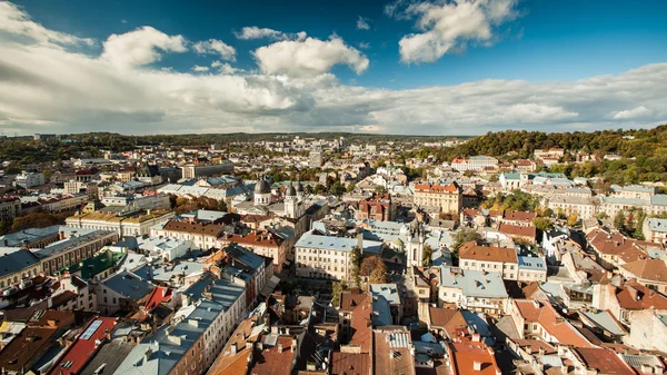 A magasból Lviv — Stock Fotó