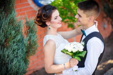 Güzel gelin ve damat