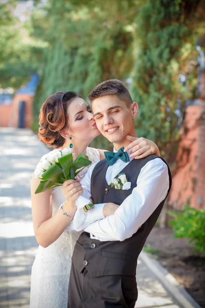 Emoções do casamento — Fotografia de Stock