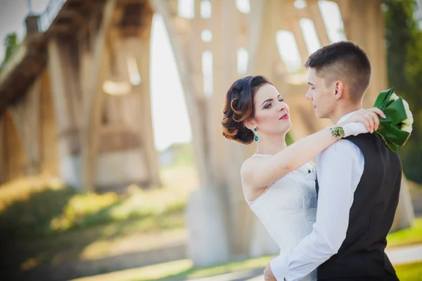 The bride without a veil — Stock Photo, Image