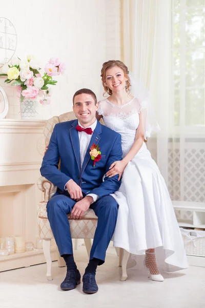 Wedding ceremony bride and groom — Stock Photo, Image