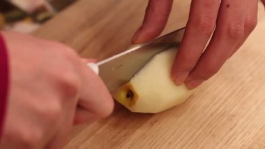 meyve bıçağı kes