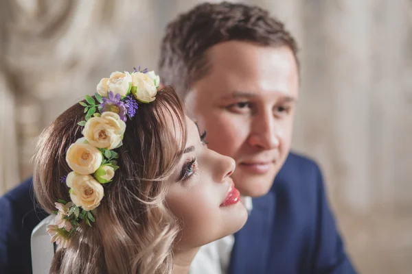 Svatební květiny pocit — Stock fotografie