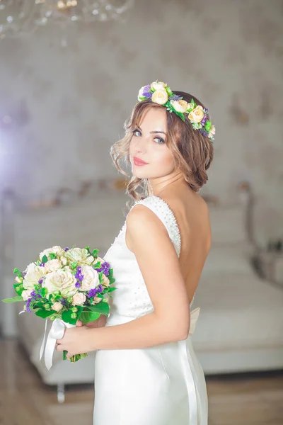 Casamento noiva sexy — Fotografia de Stock