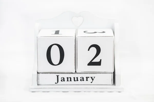 Ημερολόγιο Ιανουάριος ημερομηνία — Φωτογραφία Αρχείου