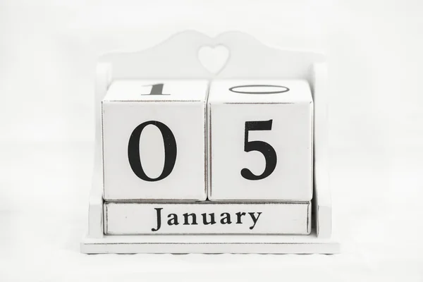 Календарная дата января — стоковое фото