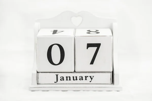 カレンダー 1 月日 — ストック写真
