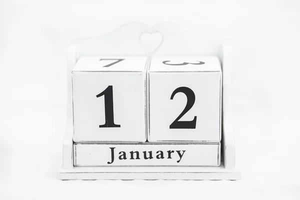Ημερολόγιο Ιανουάριος ημερομηνία — Φωτογραφία Αρχείου