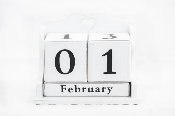 カレンダー 2 月日 — ストック写真