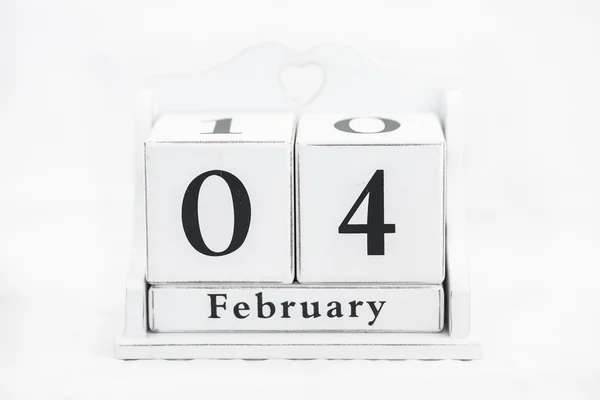 Calendario febrero fecha —  Fotos de Stock