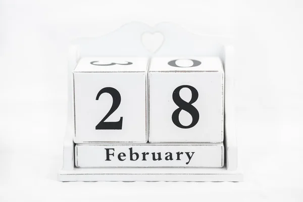 Calendar february date — Stock Photo, Image