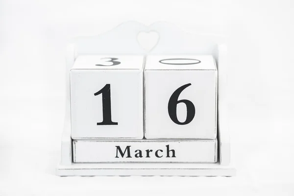 Calendario número de marzo —  Fotos de Stock