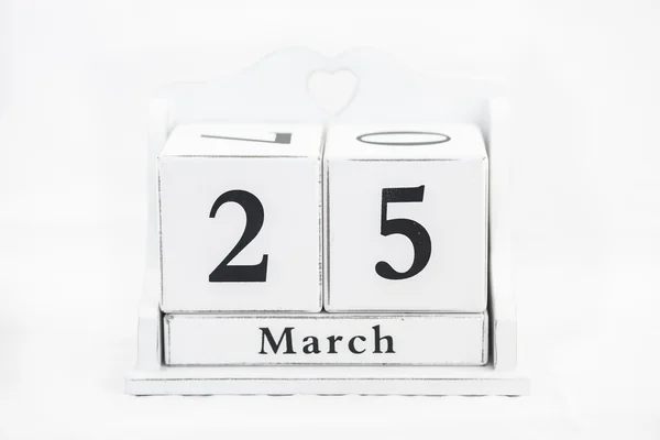 Ημερολόγιο Μαρτίου αριθμός — Φωτογραφία Αρχείου