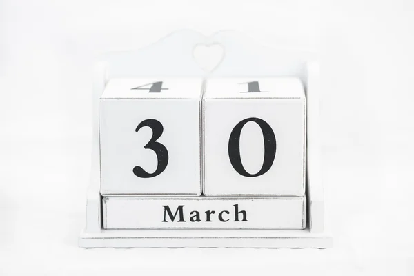 Calendar march number — Stock Photo, Image