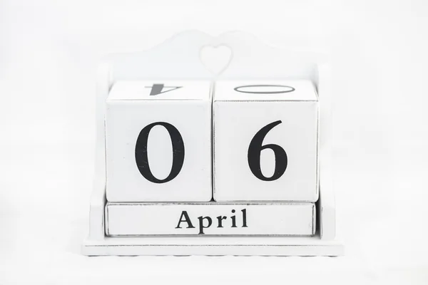 Calendario número de abril —  Fotos de Stock