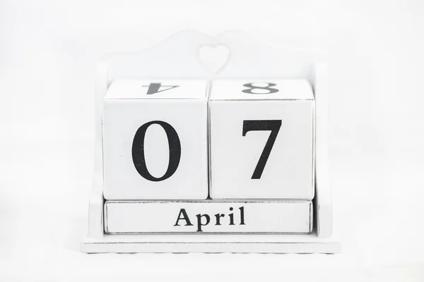 カレンダー 4 月数 — ストック写真