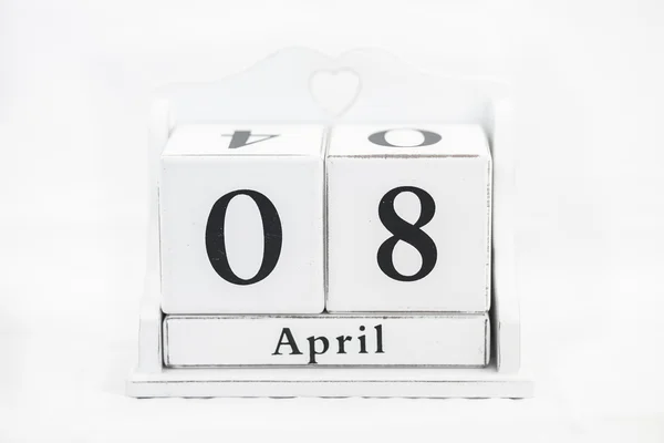 Calendario número de abril —  Fotos de Stock