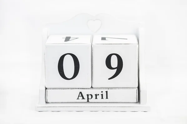 Calendario número de abril —  Fotos de Stock
