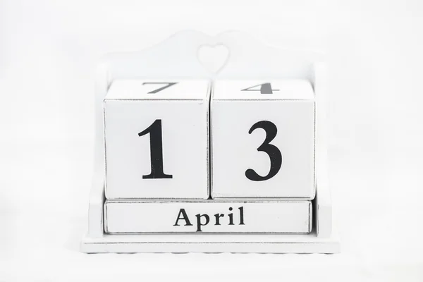 Calendario número de abril — Foto de Stock