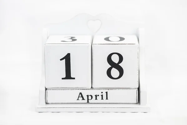 Ημερολόγιο αριθμό Απριλίου — Φωτογραφία Αρχείου