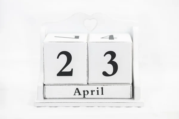 Szám Április Calendar — Stock Fotó
