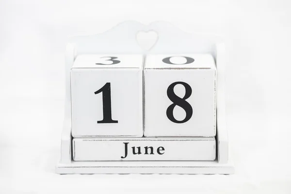 Calendar june number — Stock Photo, Image