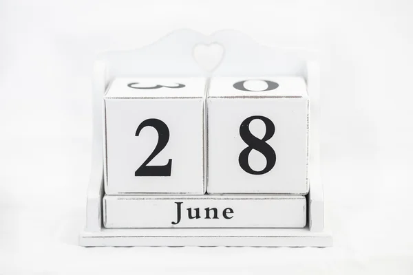 Szám Június Calendar — Stock Fotó
