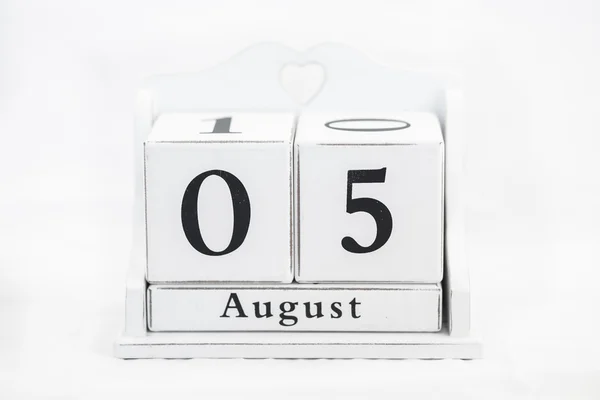Ημερολογιακό Αύγουστο αριθμό — Φωτογραφία Αρχείου
