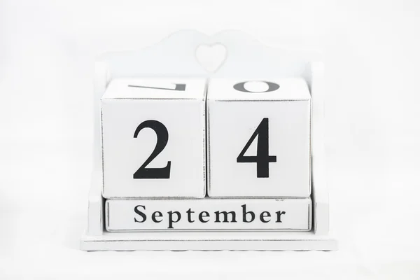 Kalendarz wrzesień numer — Zdjęcie stockowe